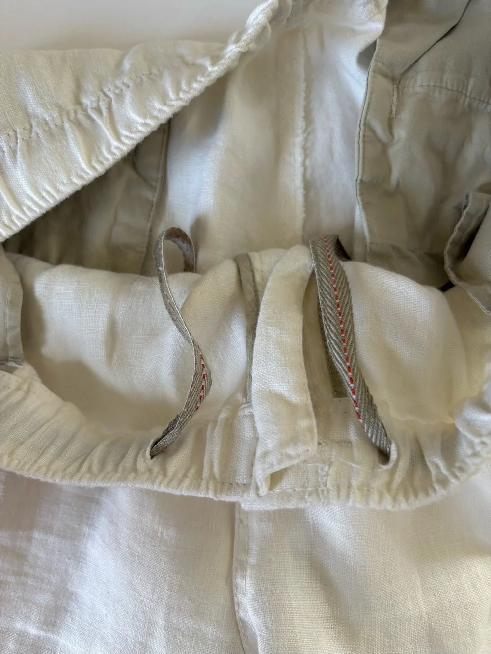 Tommy Bahama Beach Coast Linen Drawstring Resort XXL Pants Relaxed White Cruise
